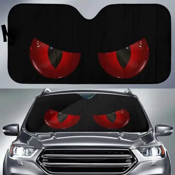 Car Solar Protection Cartoon Big Eyes Heated Windshield Sunshade Car Window Windscreen Cover Sun Shade Auto Sun Visor