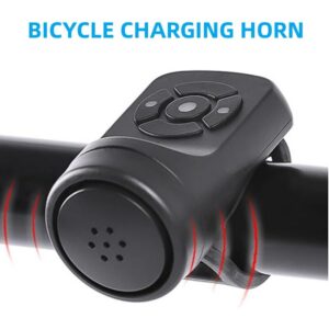 Bicycle Electric USB Charging Horn MTB Mountain Bike Warning Safety Ring Waterproof Bell Cycling Accessories