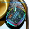 a73bd191dc95fa5c Q7 Charger Car FM Transmitter Bluetooth Hands Free Mp3 True 3.1A Dual USB Port PD Charging