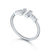 a7510e2bf1ed6ead Designer Plated Wire for Women Mens Wedding Open with Month-of-pearl Diamond Ring Titanium Sier Rose Gold