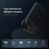XPPen Wireless Shortcut Remote Express Key Bluetooth 5.0 Customizable shortcut keys for Graphic Tablet Pen Display Monitor