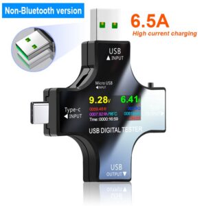 Type-C USB Tester DC Digital Voltmeter Amperimetor Voltage Current Meter Ammeter Detector Power Bank Charger Indicator