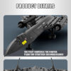 Military Technical USA SR71 Blackbird Stealth Supersonic Reconnaissance Aircraft Building Blocks Fighter Model Brick Kid Boy Toy