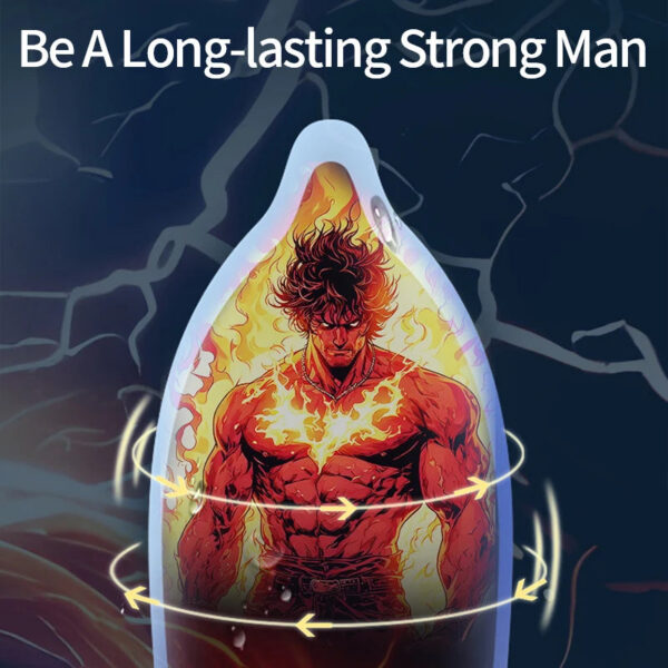 a780799d6b388eb5 Strong Man Long Lasting Condoms For Men 7mm 7 Times Thick Condom Reduce Sensitive Delayed Ejaculation Penis Cock Sleeve Sex Toys