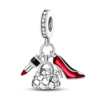 a79acca5442c9a84 MULA 1PC Sier Plated Dangle Charms Lipstick Plane Insect Pendants Fit Original Bracelet Beads DIY Fashion Jewelry