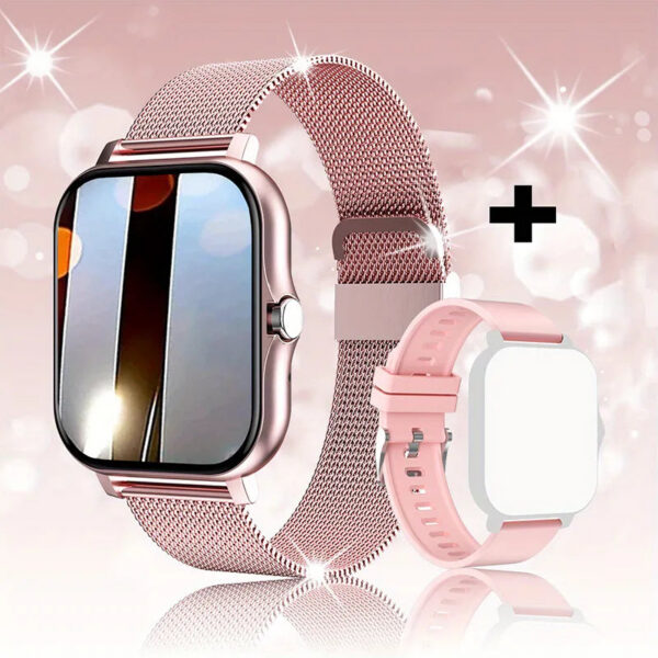 a79baabb20c87d0c For Android OS IOS Phone Color Screen Full Touch Custom Dial Smart Watch Women Bluetooth Call SmartWatch Men 2024 New
