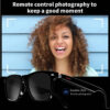 Camera Smart Glasses Bluetooth Call Voice Assistant Listen Music Glasses Smart Sports Polarized Sunglasses Anti-Blue Eyeglasses
