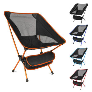 Ultralight Detachable Portable Lightweight Chair Folding Extended Seat Fishing Camping Home BBQ Garden Hiking