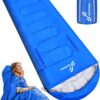 a7c29bede48ebb08 Sleeping Bag for Adults 220×85cm, 3-4 Season Warm & Cool Weather Sleeping Bag with Zippered Holes for Adults & Kids Camping,Traveling, Music Festival and Outdoors,1.9KG