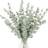 a80410cd5d1946f1 85pcs Eucalyptus Stems Artificial Eucalyptus Leaves Stems Real Grey Green Touch Leaf Branches for Home Office Flowers Bouquet Centerpiece Wedding Decoration