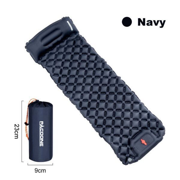 a809b629cc25f9c8 Outdoor Camping Iatable Mattress Sleeping Pad With Pillows Ultralight Air Mat Built In Iator Pump Hiking