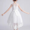Kids Dress For 4-12 Girls Costumes Wedding Party Tailing Evening Elegant Princess Sleeveless Children’s Dresses
