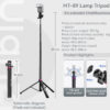 Ulanzi MT-79 2M Portable Universal Tripod Aluminum Alloy Lamp Holder Support LT028 Fill Light Lightweight Camera Action Camera