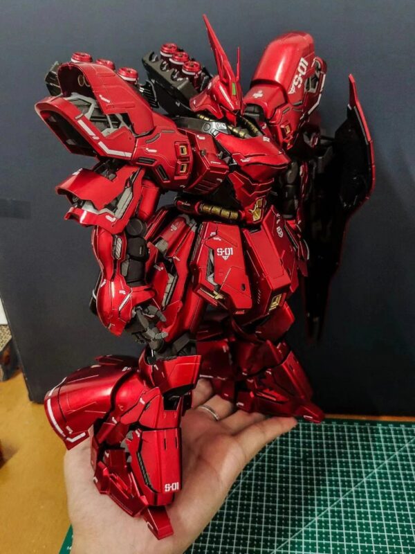 a853f804602d6648 DABAN 6631S MG 1/100 Sazabi Electroplated Ver Assembly Model Kit Action Figures Robot Figuine Plastic Model Kids Hobby Toy GIfts