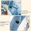 a858efc39eeb3bbc 1pc New Shark Adult Wearable Winter Warm Blanket Hooded Playsuit Onesie Funny Sleeping Bag For Slumber Party