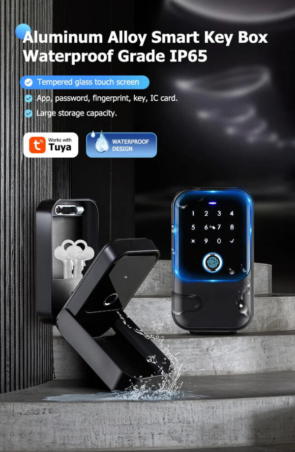 a86270857ccd9aa6 TTlock Smartkey Lock Box Home Key Wireless Smartlock Box Electronic Key Box App Digital Code Bluetooth Key Safe Padlock for Host