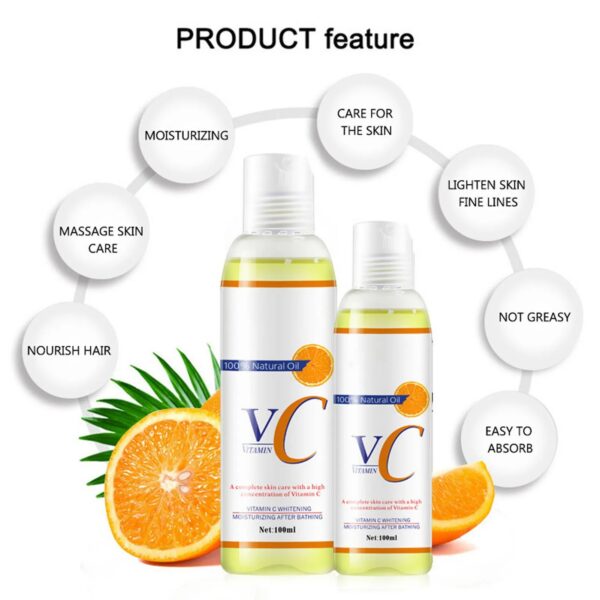 a88d5c99d8c7cf90 100ml Body Moisturizing Essential Oil Plant Vitamin C Body Massage Oil Wrinkle Removal Anti Aging Gentle Skin Care for Men Women