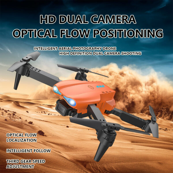 E99 Pro Dron with Professional 4K Dual Camera WIFI Optical Flow Drone Obstacle Avoidance Aerial Photography Quadcopter