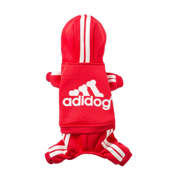 a8a8485f6d41e0a2 Adidog Jumpsuit Warm Puppy Pet Clothes Hoodies Sweatshirt Yorkie French Bulldog Clothing For Dog Coat Jacket