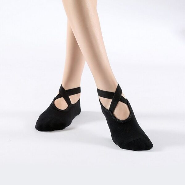 High Quality Non-Slip Pilates for Women Breathable Bandage Yoga Cotton Fiess Dance Barre Ballet Sports Socks