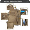 a8d6e390ba6f746b Tactical Backpack 3 Day Assault Pack Molle Bag 38/45L Large Outdoor Waterproof Hiking Camping Travel 600D Rucksack Men Fishing