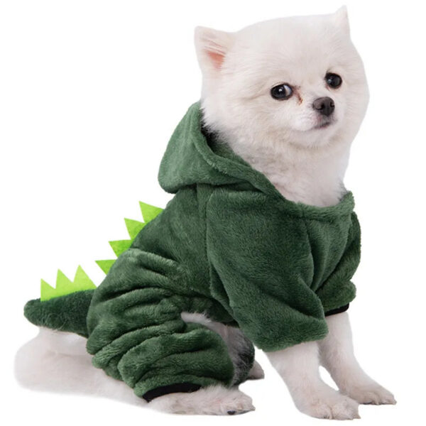 a8d977893a7fce05 Warm Fleece Hoodie Dog Clothes for Small Dogs Winter Pet Clothing Puppy Cat Costume French Chihuahua Jacket