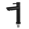 BAOKEMO 1/2Inch 304 Stainless Steel Single Cold Water Tap Gold Black Sier Color Deck Mounted Basin Sink Faucet
