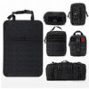 a8f37f10c8c12f84 High Quality Multifunction 55*37CM 600D 6PCS In 1 Car Back Seat Tactical Hanging Storage Organizer