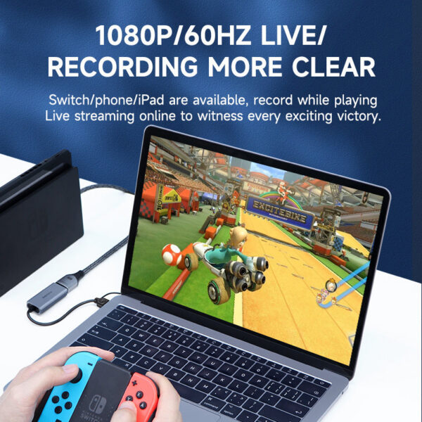 a8fa19a83eb3488b Hagibis USB 3.0 Video Capture Card HDMI-compatible to USB/Type-c Game Grabber Record ms2130 for Switch Xbox PS4/5 Live Broadcast