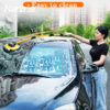 New Telescng Long Handle Mop Retractable Bent Bar Wash Brush Car Cleaning Tools