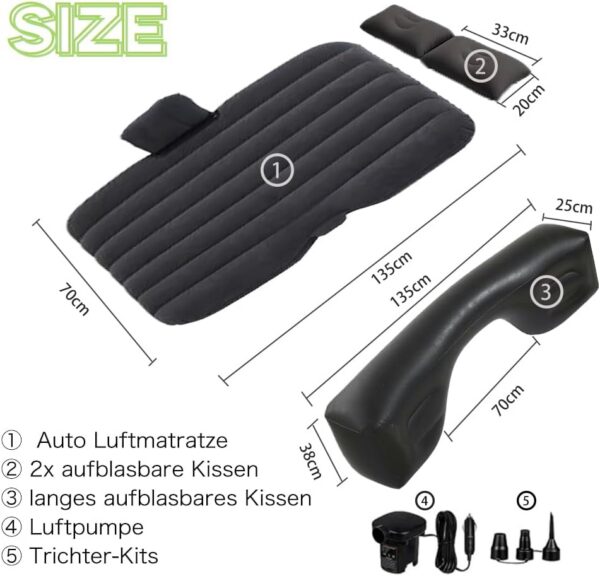 a8ff8cd4d4cb969c Geterral Auto Matratze,Matratze Für Auto Luftmatratze,Auto Bett Luftmatratze Outdoor Camping Traveling