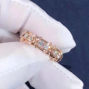 a90f46f8a4db7dd6 Cross 10K Gold 4mm Lab Diamond Ring sterling sier Engagement Wedding band Rings for Women men Party Dropshipping Jewelry