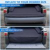 SUV Air Mattress, 9.8 Inch Height Full Size with Mattress 'Wings', USB Wireless Rechargeable Pump & 2 Pillows for Mid/Large SUVs, Road Trips, Camping, Supports 600lbs-2 Year Warranty