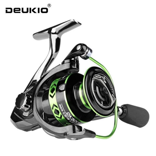 a91a94bee3e8a446 2024 New All-Metal Black Green Freshwater Seawater Dual Use Max Drag 12Kg Spinning Reel Durable Carp Fishing Tackle