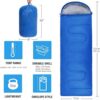 a91b7dd3959fcb63 Sleeping Bag, Lightweight 3 Season Weather Sleep Bags for Kids Adults Girls Women, Microfiber Filled 5-20 Degree for Backpacking/Hiking/Camping/Mountaineering with Compression Sack