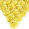 a928521b96d098ab IPOPU Artificial Flowers, 25pcs Foam Glitter Roses Glitter Foam Rose Foam Rose with Stem for DIY Wedding Bridal Bouquet Home Party Decoration(Coffee)