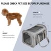 a92fed2eaa24bf36 Carrier Bag Soft Side Backpack Cat Pet Carriers Dog Travel Bags Airline Approved Transport For Small Dogs Cats Outgoing