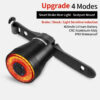 a93d3b23d778ccd6 ROCKBROS Bicycle Smart Auto Brake Sensing Light IPx6 Waterproof LED Charging Cycling Taillight Bike Rear Light Accessories Q5