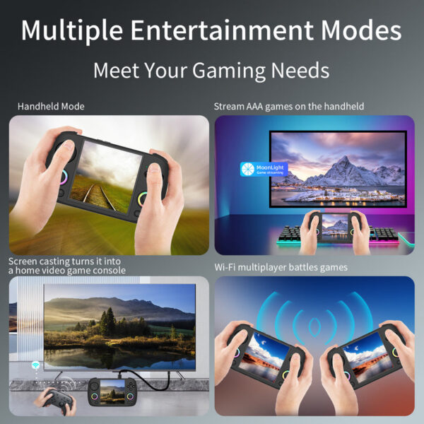 a942578b278a6add ANBERNIC RG CubeXX Handheld Game 3.95" IPS 720*720 Screen ux WIFI Bluetooth HD-Connection Retro Video Gaming Console