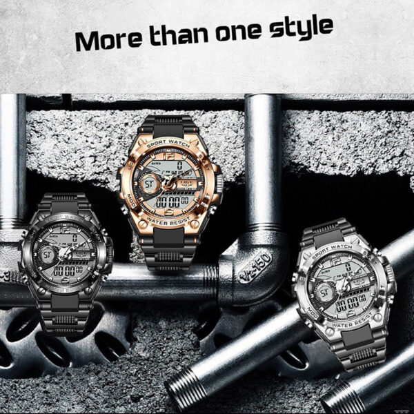 LIGE Military Digital 50m Waterproof Wristwatch LED Quartz Clock Sport Watch Male Big Watches Men Relogios Masculino