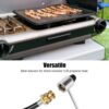 5430 Stove Pressure Regulator Replacement for Coleman Propane Stoves, Solves Gas Pressure Issues Camping Grill/Stove Connector for 1LB Propane Fuel Cylinder