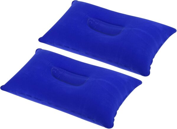 a9539c2aade0bf38 PATIKIL Inflatable Pillow, 2 Pack Squared Ultralight Camping Travel Pillow Desk Rest Neck Support for Hiking Backpacking Office, Pink
