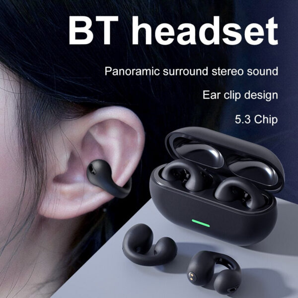 a956e82647fa124f T75 Wireless Bluetooth Earphones Headphones Outdoor Sports Headset 5.3 With Charging Bin Display Touch Control Earbuds for Muisc