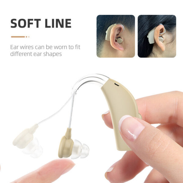 BTE Sound Amplifier Severe Rechargeable Hearing Aid For The Deaf People