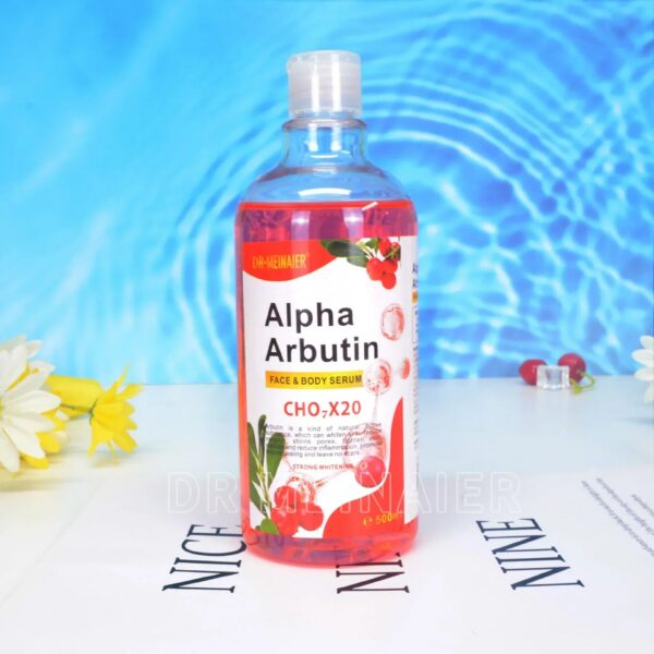 a98a7f881aedfee3 500ml Hyaluronic Acid, Nicotinamide Vitamin C AHA Face Serum Spots Eraser Corrector Whitening Moisturizing Lightening Body Serum