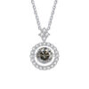 BIJOX STORY 1 CT Moissanite Pendant For Women Simulated Diamond Necklace S Sterling Sier Jewelry Girl Valentine's Day Gift