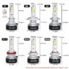 a99486a77323d8e6 DAWNKNIGHT K8C 40W K7C Led Long Life Version H7 H4 H11 Led Headlight Bulb 3 Copper Tube Led Lights For Car H1 HB3 9005 HB4 9006