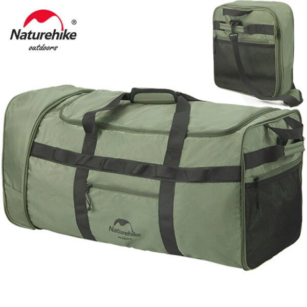 a997ad39d11d1aa6 Naturehike Foldable Towing Wheel Bag Camping Storage Bag Portable Outdoor Travel Large Capacity Luggage
