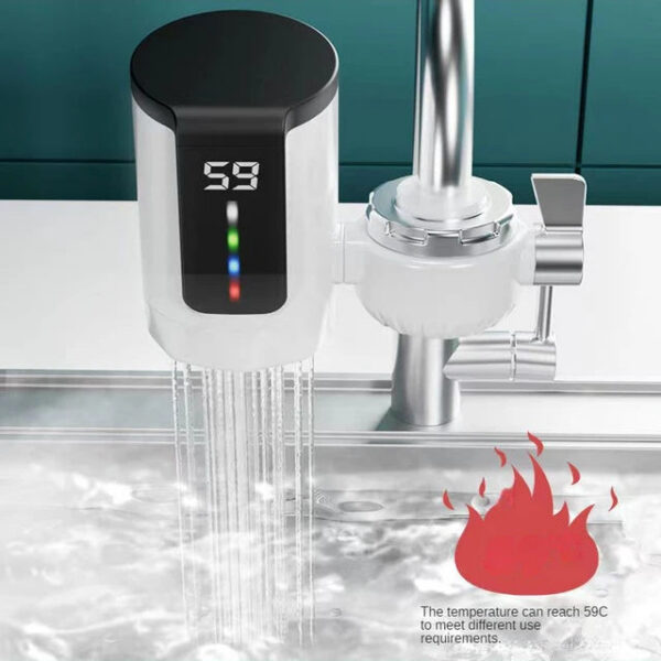 a99bdac443175018 Instant Hot Tap Fast Instantaneous Thermostat for Water Heater 3000w Electrical Faucet Temperature Display