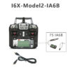 FLYSKY FS-i6X FS i6X 10CH 2.4GHz AFHDS 2A RC Transmitter With iA6B or iA10B Receiverfor Drone Airplane